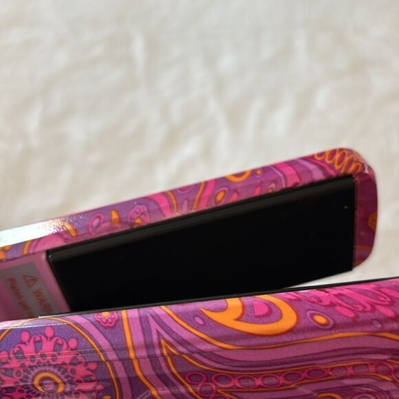 GVP Travel Flat Iron Hair Straightener Pink Purple Ombre 1 1/2 Wide - Picture 9 of 12